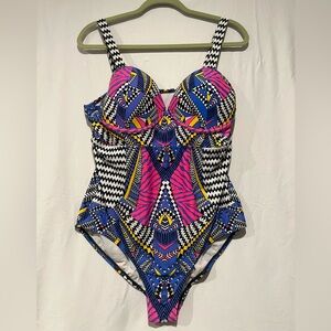 Swimsuits For All Black White Pink Purple Removable Straps Swimsuit